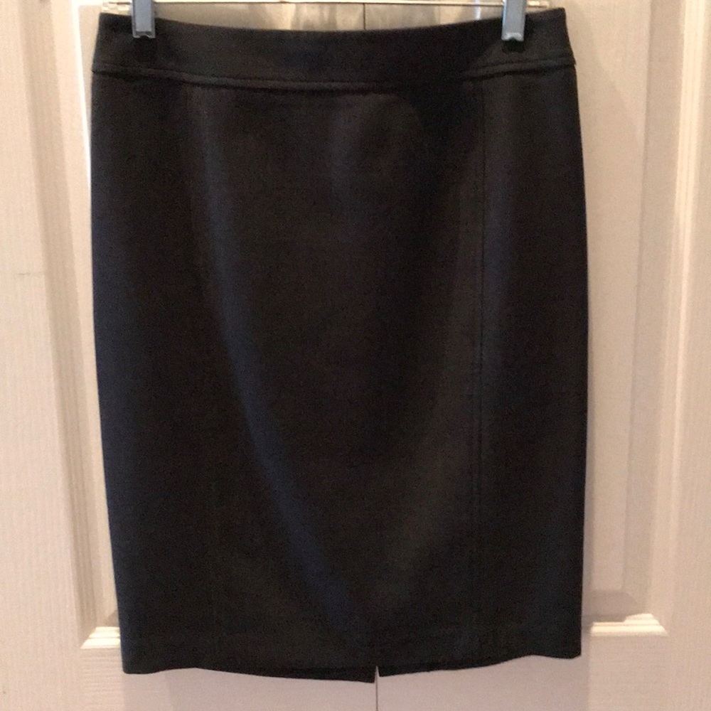 Loft dark grey pencil skirt